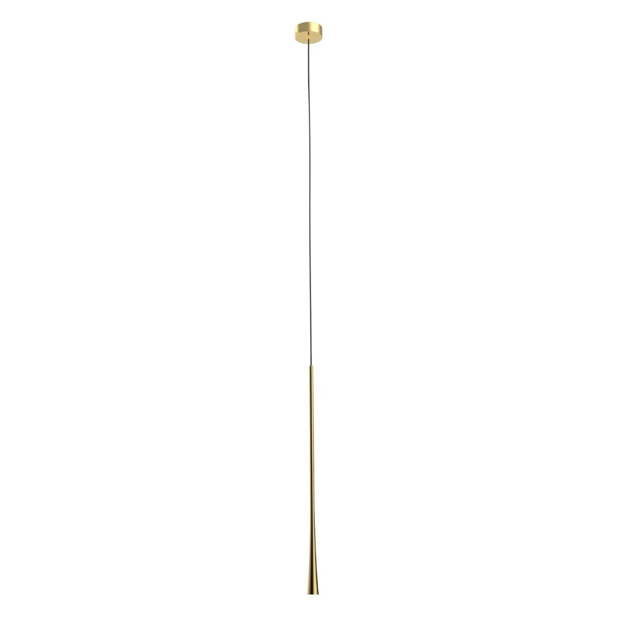 Lampa wisząca COFFEE LED 7W Ciepła biel 218lm złota wym: 160 x 3 x 3 cm Maxlight