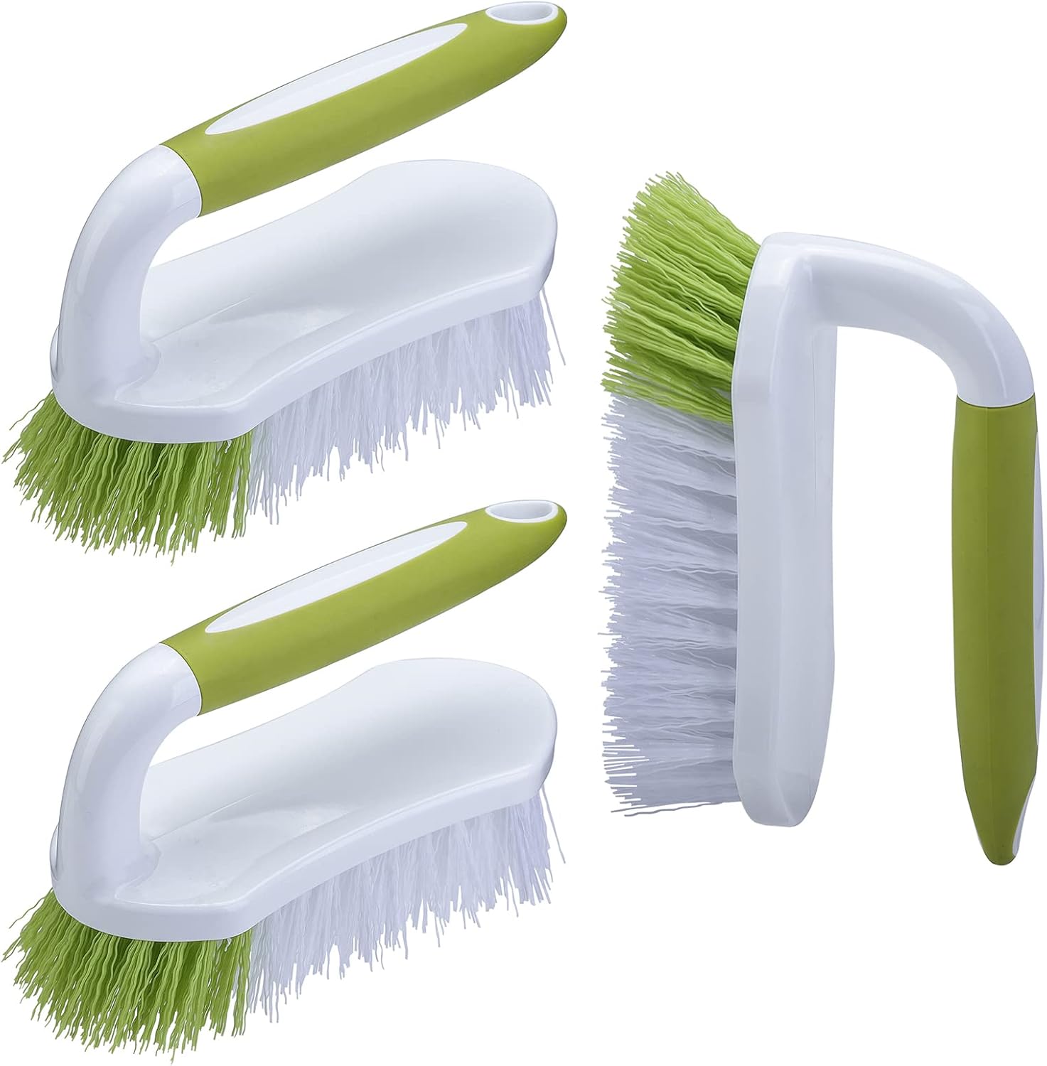 Lot De 2 Brosses à Récurer En Bambou Écologiques Avec Supports De Drainage - Vaisselle, Casseroles & Éviers