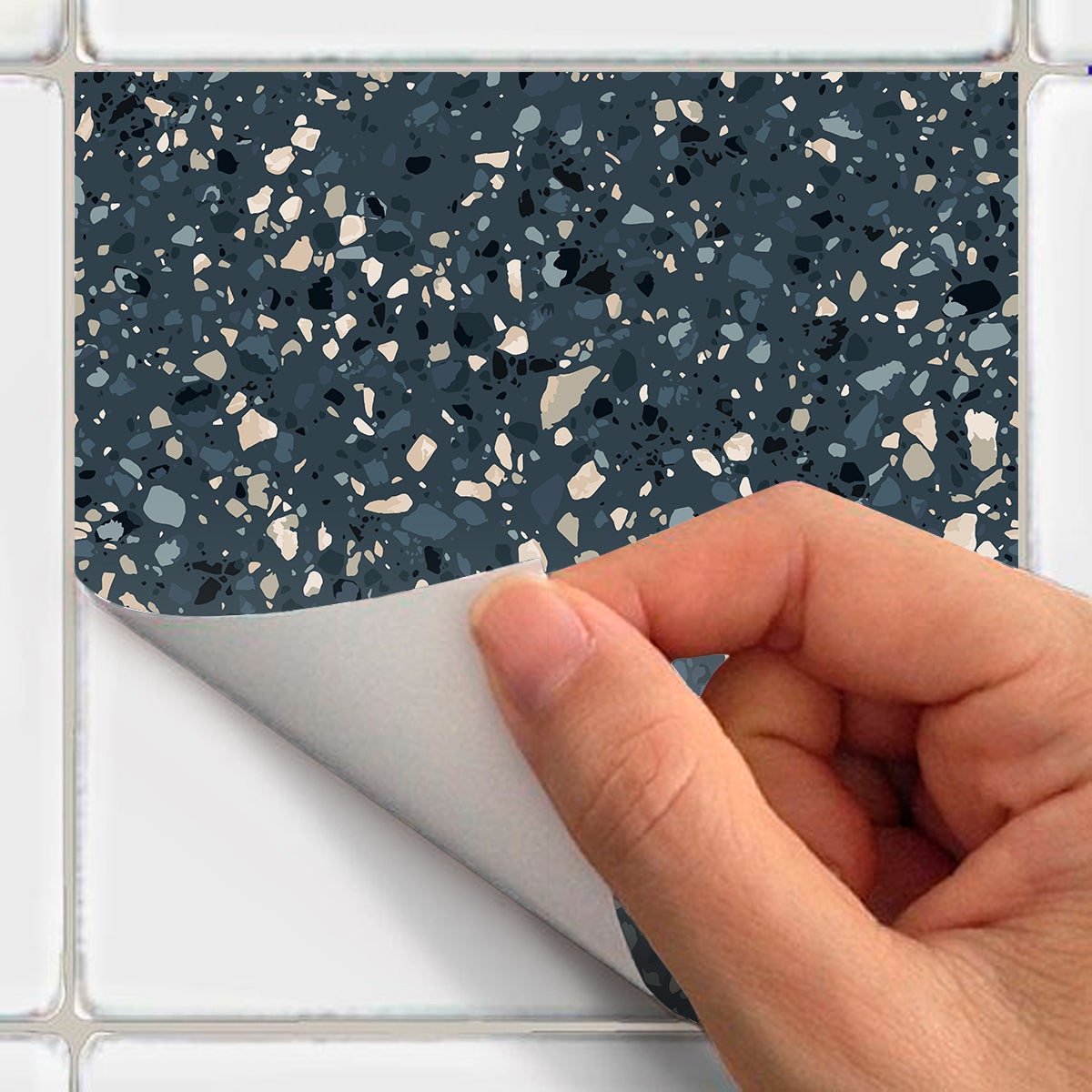 60 adesivo piastrelle terrazzo mila - Sticker adesivo - adesivi murali - 60stickers20x20cm - 4