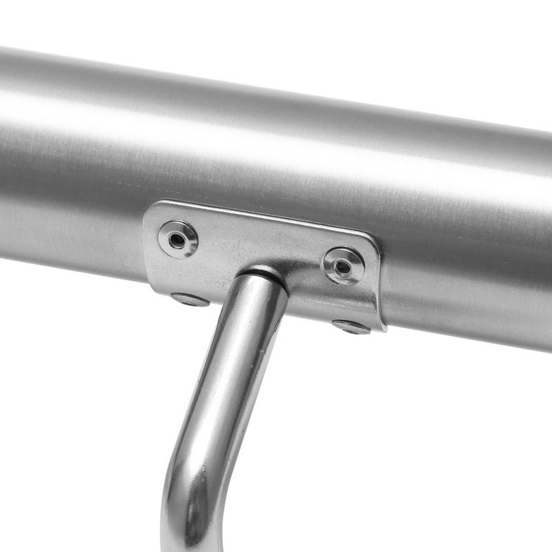 Rampe Escalier 2 Supports Muraux , Main courante Rampe d’escalier acier 304 inoxydable, intérieur&extérieur, 50cm - 8