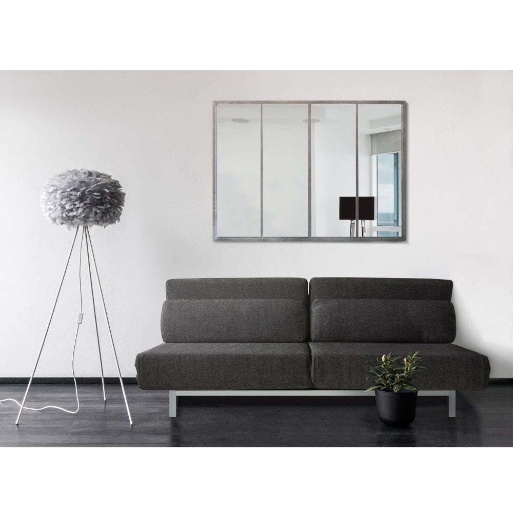 Miroir Atelier Verrière 90x120 Zinc - Frank - 2