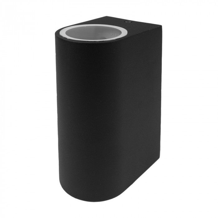 Kinkiet zewnętrzny Kinkiety czarny 2xGU10x35W wym: 15x6,8x9,1 cm IP44 Ecolight
