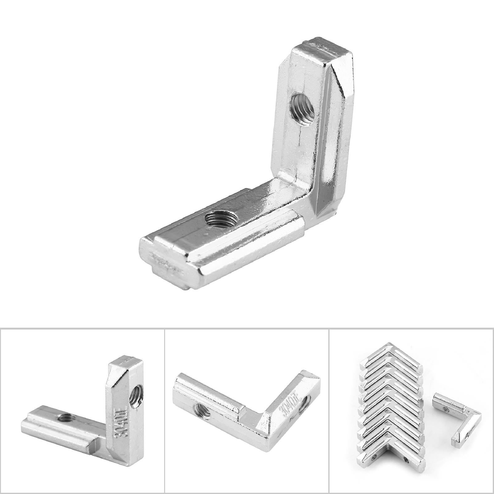 Connecteur d'angle intérieur en profilé d'aluminium (eu-3030) - 3