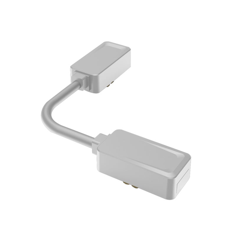 Łącznik elastyczny Luxo 48V kabel IP20 biały mat tracklight MasterLED