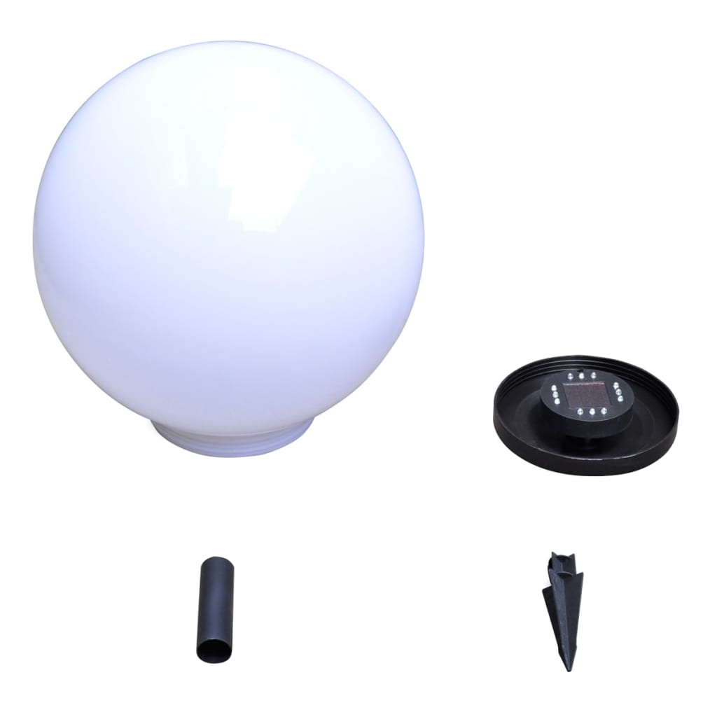 vidaXL 2 pcs Lampes d'allée d'extérieur à LED 40 cm et piquet au sol - 4