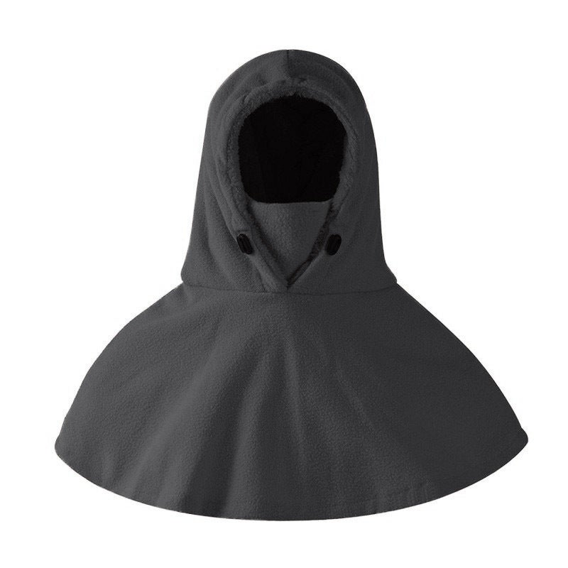 UK-UNIQUE Cagoule Coupe-vent En Polaire Thermique Pour L'hiver - Cache-cou - Pour Sports De Plein Air - Pour Homme Et Femme, Gris, 7