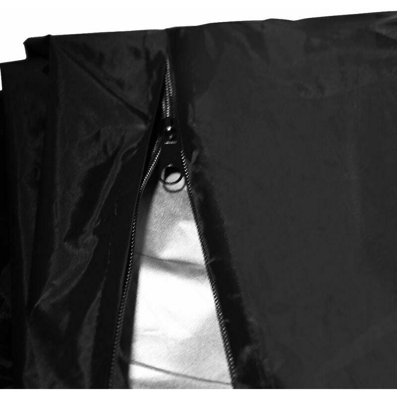 Housse de Protection pour Oeufs Chaise Imperméable Suspendue Housse de Chaise de Jardin Oeuf--Noir avec fermeture éclair 115 *190CM - 2