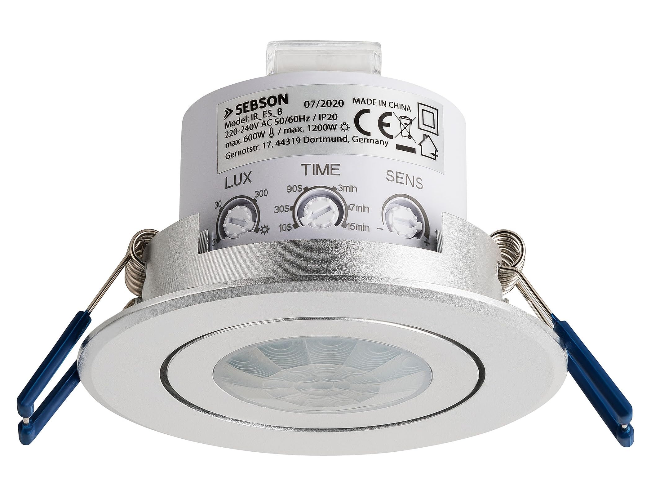 B.K.Licht Plafoniera LED Soffitto moderna, 605x105 mm, 5W 400Lm, Faretti da soffitto, Lampadario