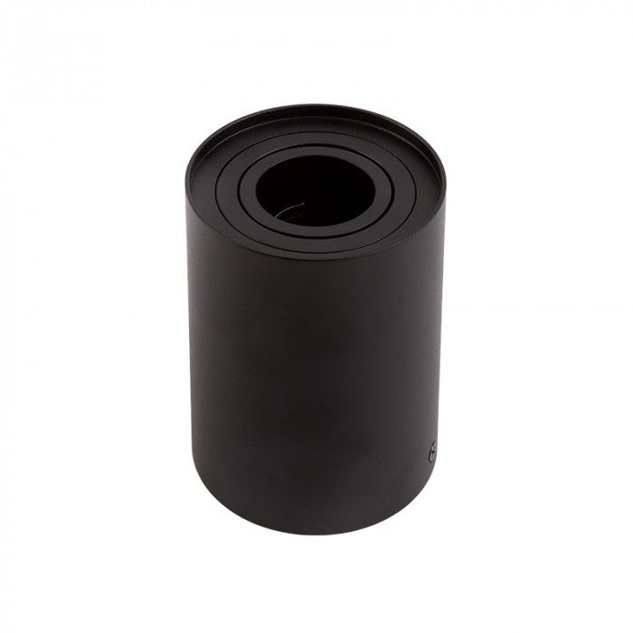Reflektor sufitowy spot natynkowy Spot okrągły czarny 1xGU10x35W wym: 12,5 x 9,6 x 9,6 cm aluminium Ecolight