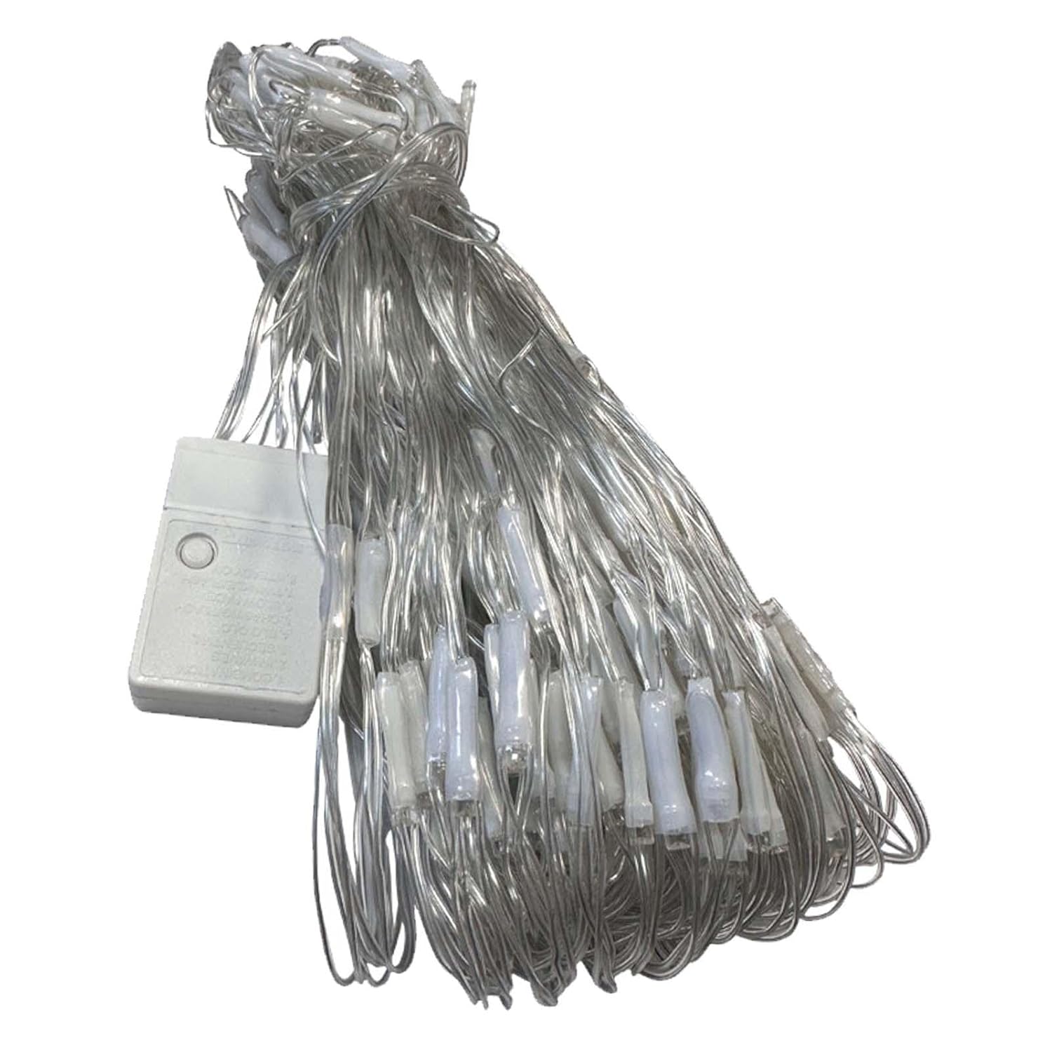 Siatki świetlne, 192 diody LED, 3 m x 2 m, 8 trybów, wodoodporne, energooszczędne, ściemnialne, do sypialni, na Boże Narodzenie, ogród, ciepła biel