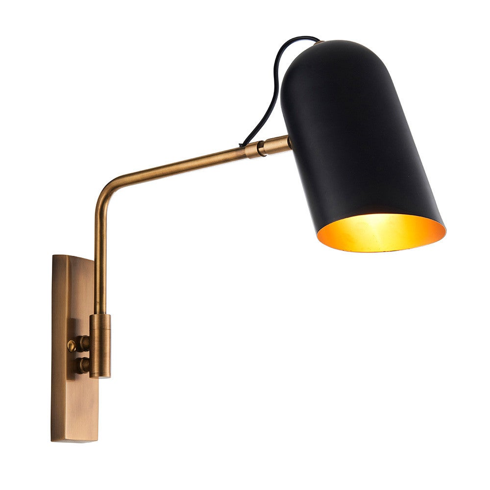 Kinkiet NAVREN antyczny mosiężny 1xE27x20W mosiądz wym:35x48x50cm IP20 Endon