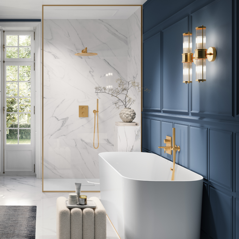 Douchette à main VILLEROY ET BOCH Verve Showers Stick Or brossé - 5