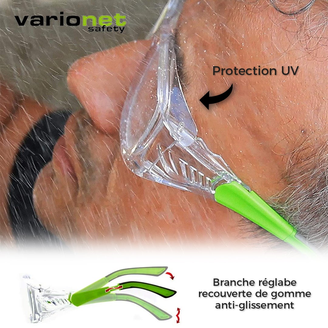 Lunettes de Protection Adaptée à votre vue (presbytie)+2,50 à la Vue Safety - Vision de 30 cm à 1 mètre - Normes CE - 5