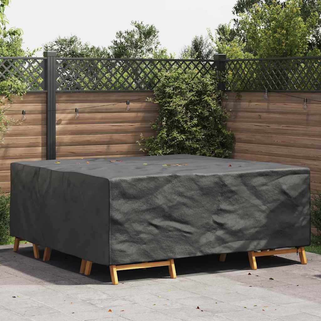 Pokrowiec na meble ogrodowe Czarny 200 x 200 x 90 cm 420D