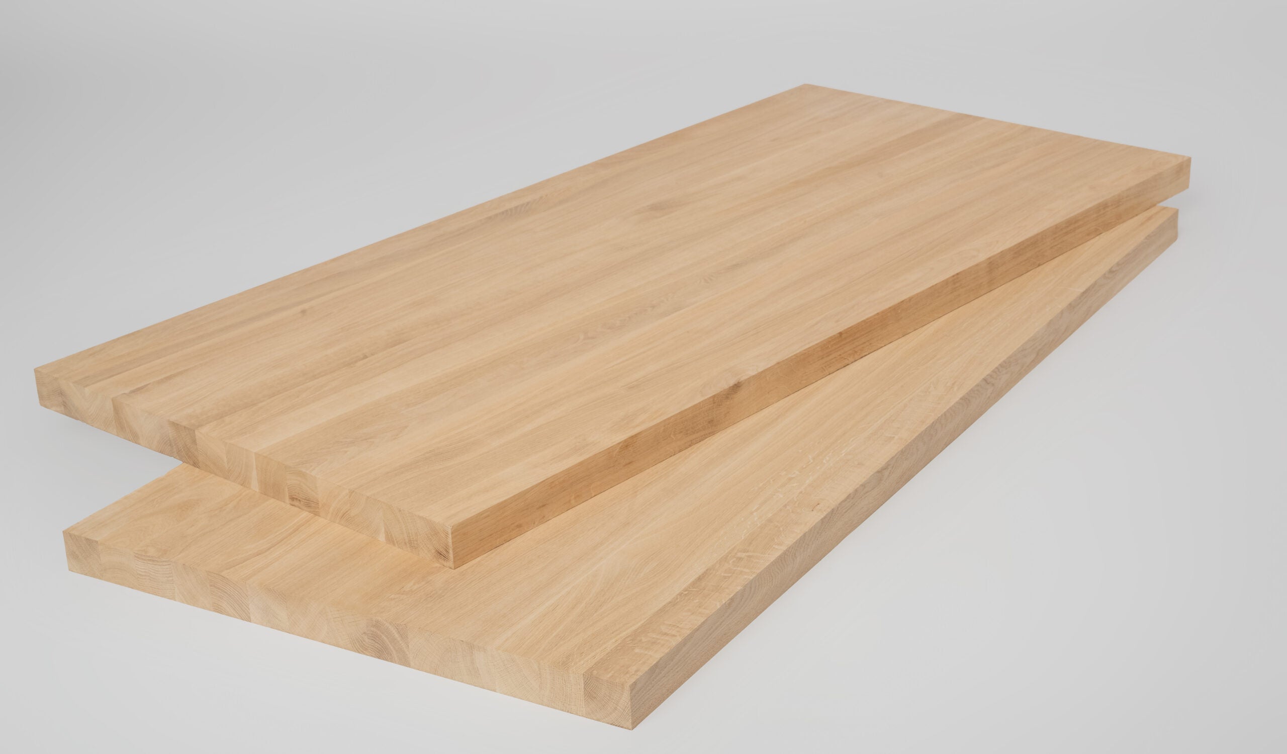 Panneau collé chêne sans noeud raboté, 900x650x40 - 4