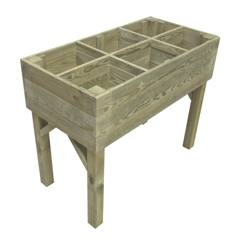 Drewniany ogródek miejski 100x80x50 cm