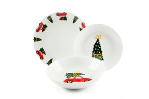 Stoviglie Riutilizzabili Feste Set 40 Piatti Plastica Bianca Con Bordo Argento - 26cm E 19cm Per Matrimoni, Feste E Eventi Eleganti Piatti Plastica Usa E Getta