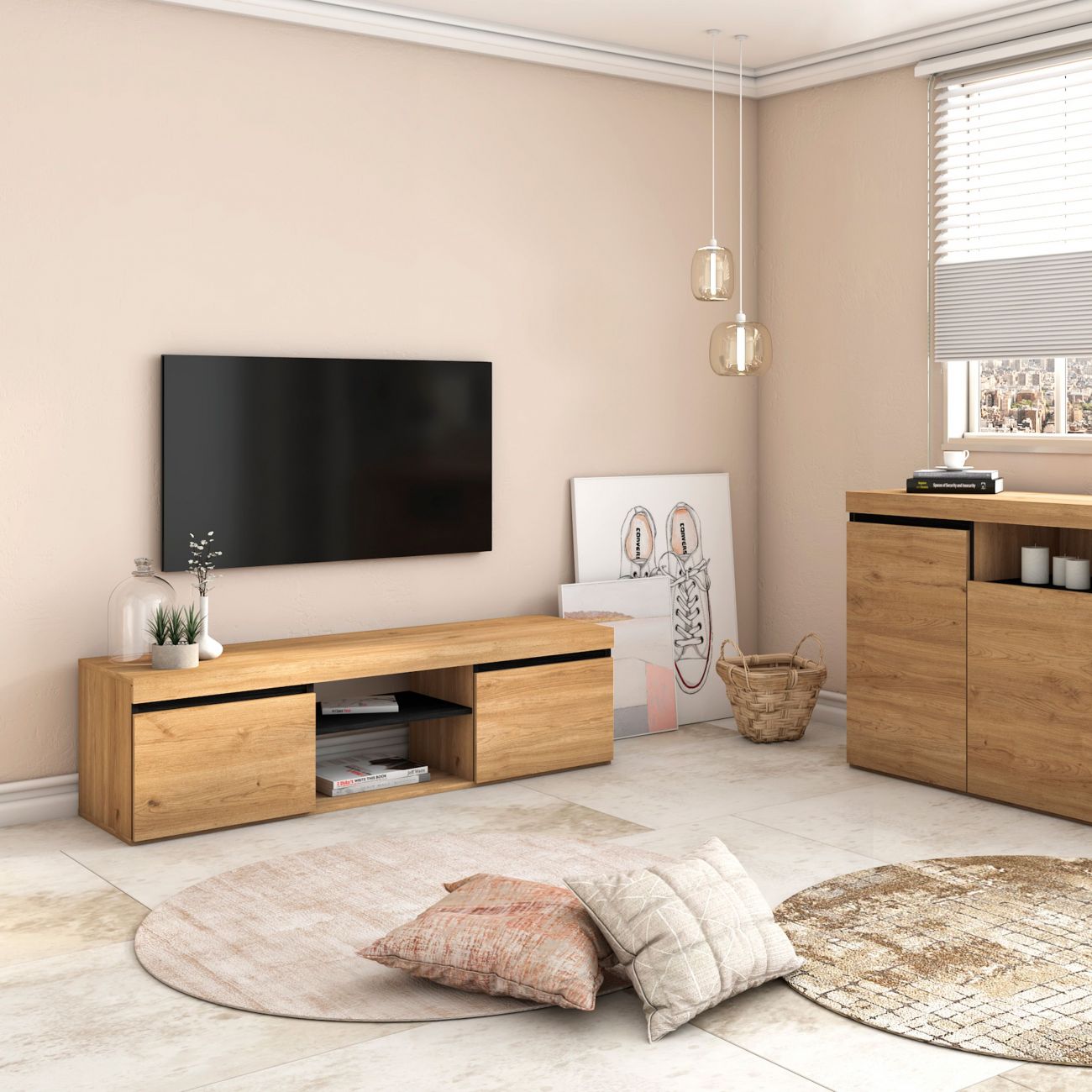 Meuble TV Ebos 140 - 6