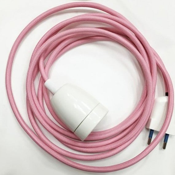 Baladeuse Rose Pastel porcelaine blanche 3m LnD Leroy Merlin