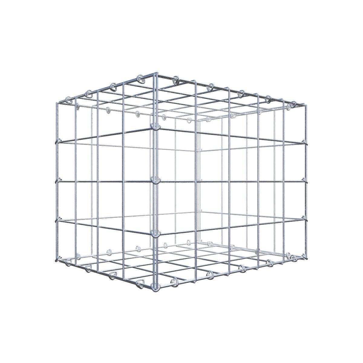 Gabion 50 cm x 40 cm x 40 cm (dł. x wys. x gł.), rozmiar oczka 10 cm x 10 cm, pierścień typu C