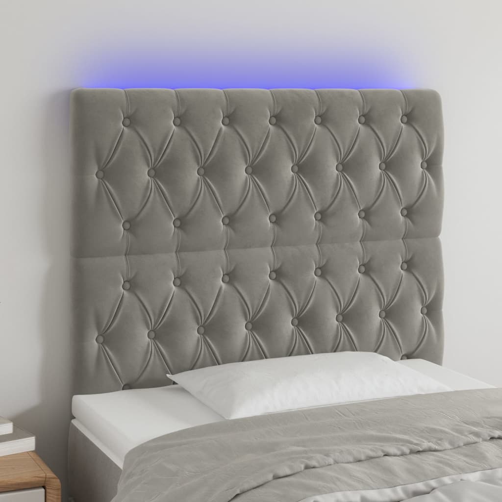 Tête De Lit LED Réglable En Hauteur – Tissu Gris Foncé 160 Cm, Bandes LED Découpables, Port USB - 6