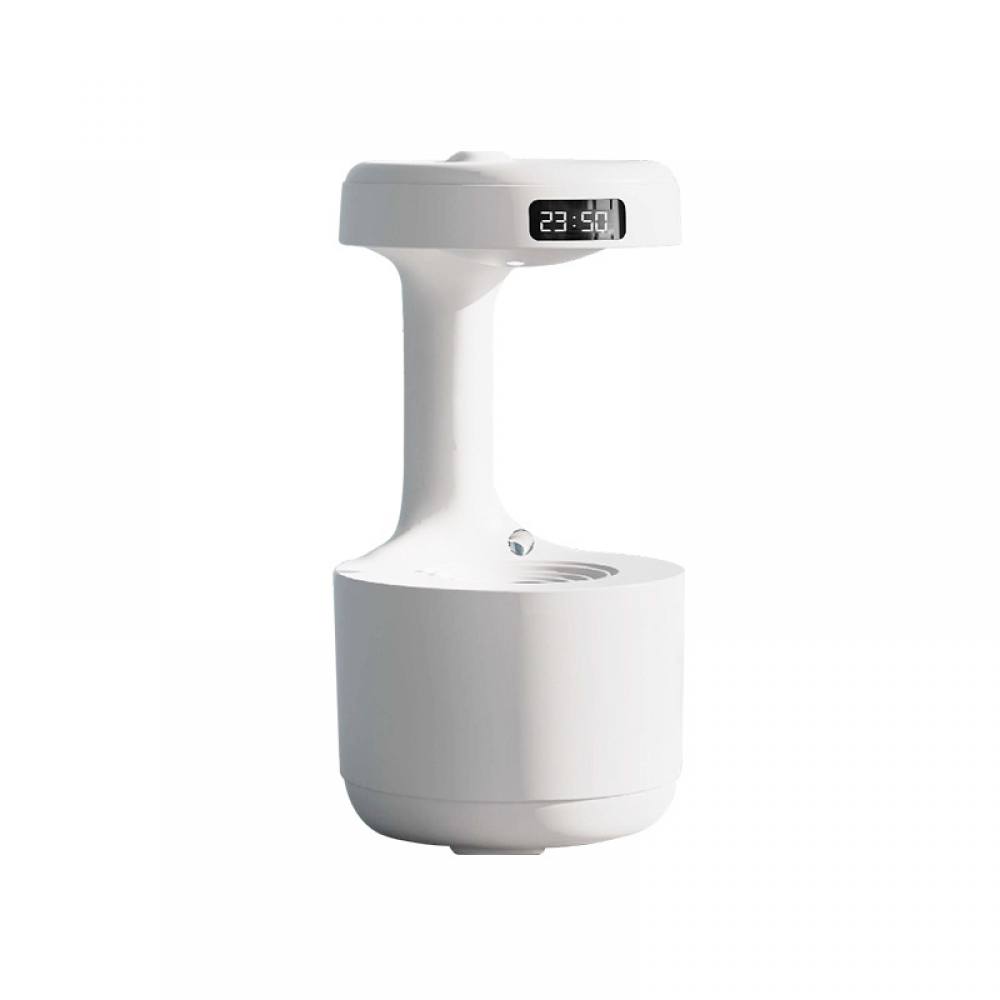 Humidificateur à Grain de Bois Diffuseur d'Arômes à Changement de Couleur Dispositif de Brumisation Alimenté par USB Veilleuse Silencieuse Humidificateur