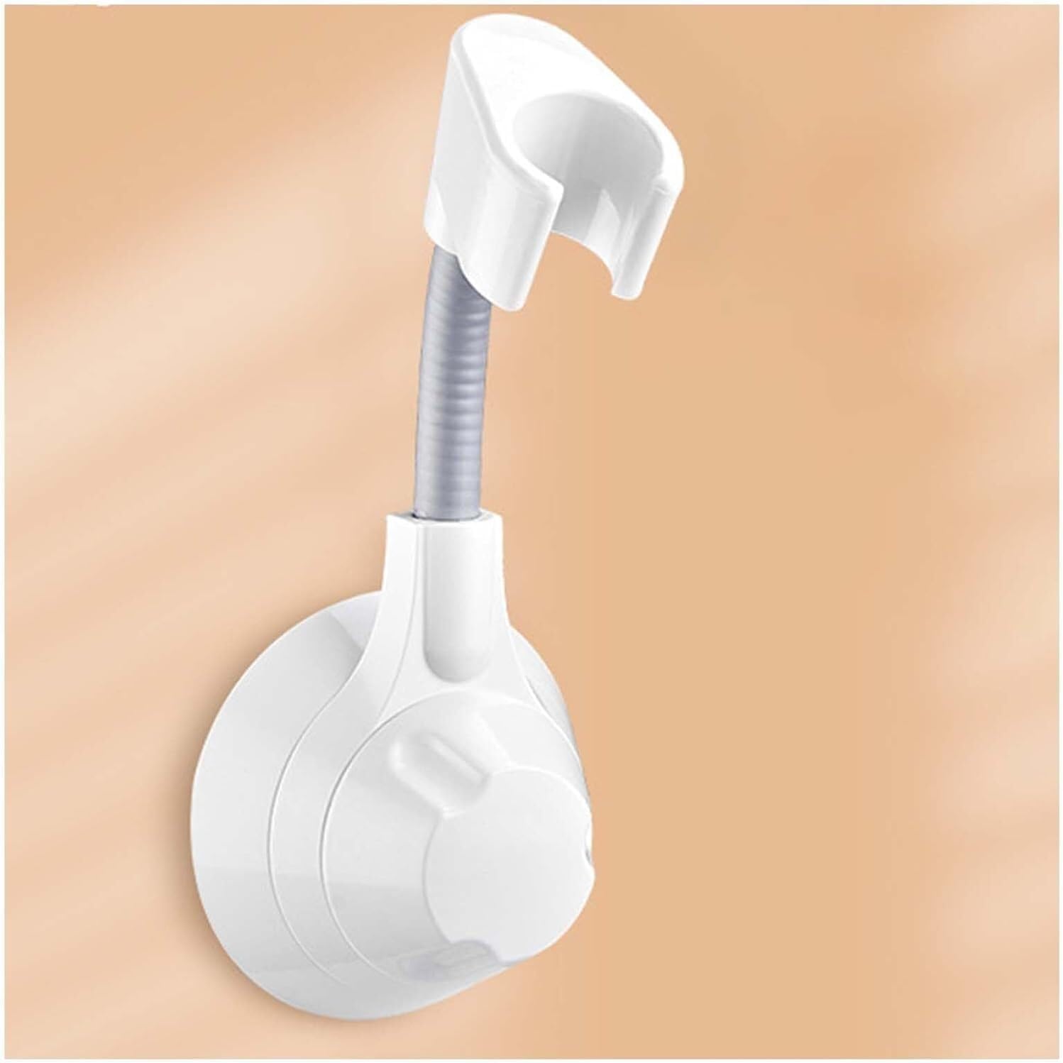 Staffa Per Soffione Doccia Argento - Supporto A Muro In Plastica Antiruggine - Foto 3