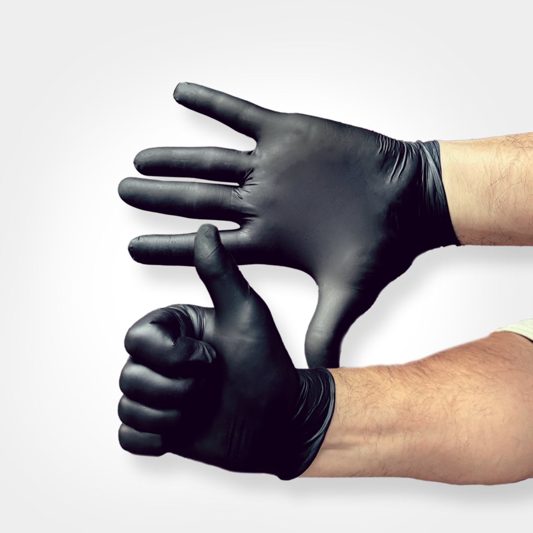 Pack 10 Cajas Guantes De Nitrilo Desechables Talla M Negros 1000 pack-10-cajas-guantes-de-nitrilo-desechables-talla-m-negros-1000