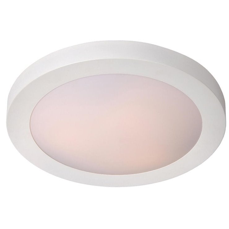 Plafon Fresh okrągły biały 1xE27x20W wym: 8 x 27 cm IP20 akryl Lucide