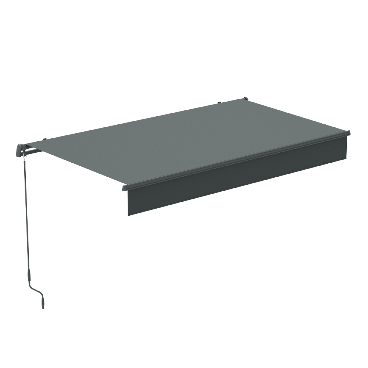 Store banne 3 x 2 m gris PISA - 2