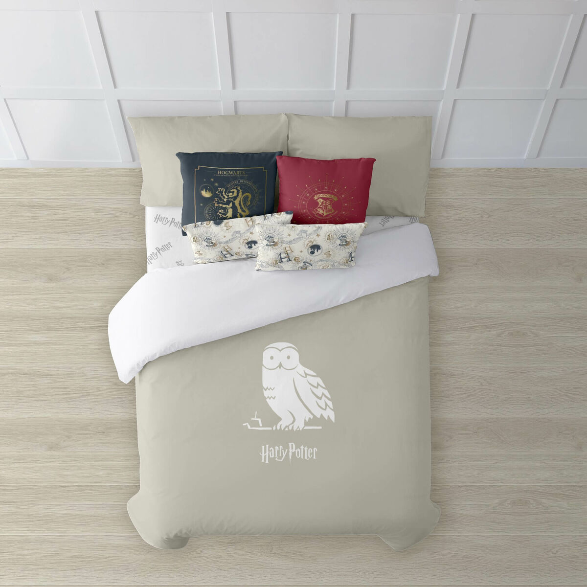 Funda nórdica harry potter magical hedwig multicolor 180 x 220 cm cama de 105