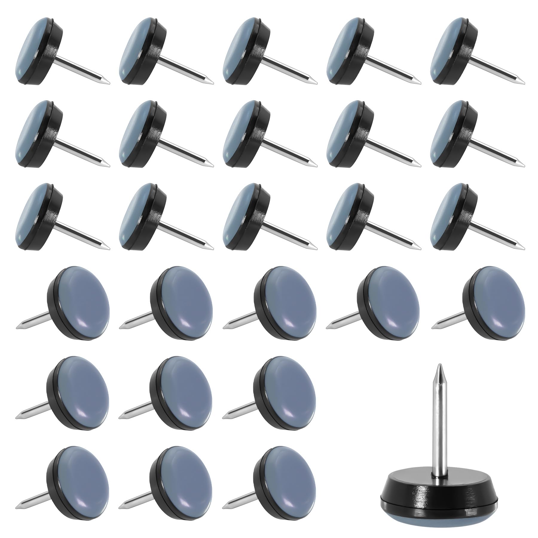 Lot De 16 Embouts Pour Pieds De Chaise – 30x8 Mm – Noir – Protection Sol