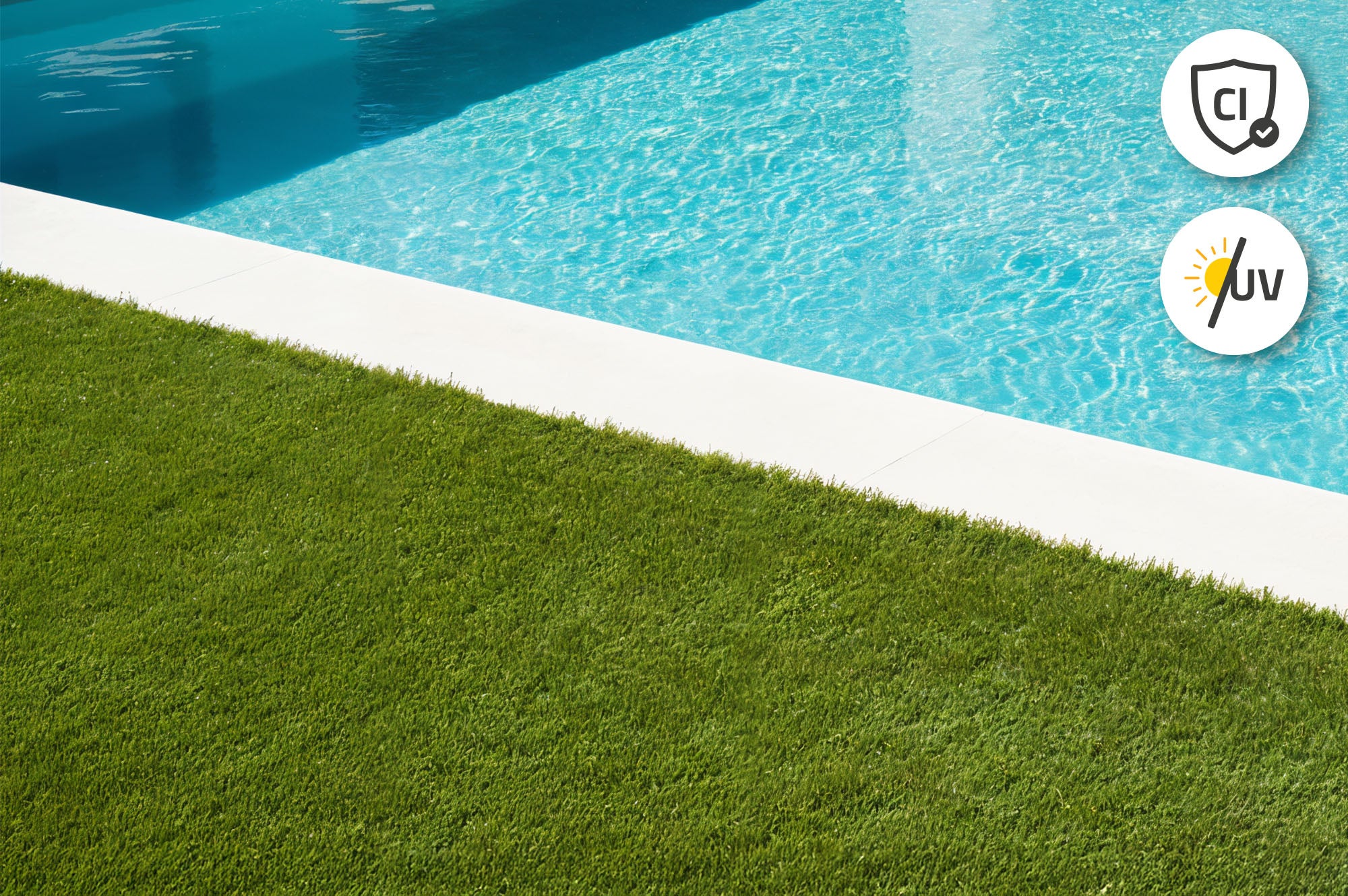 Erba sintetica PELMO 1m x 5m - 30mm - 9