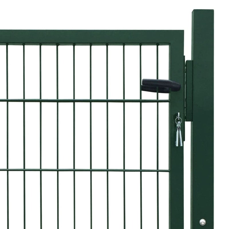 Portillon Acier Vert 105x150 cm - 4