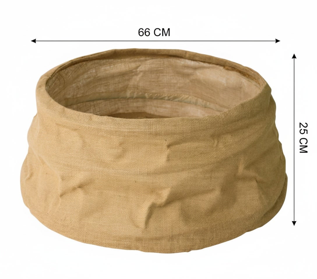 COIL OSŁONA NA DONICĘ OSŁONKA NA STOJAK CHOINKOWY Z JUTY 66X25CM - 3