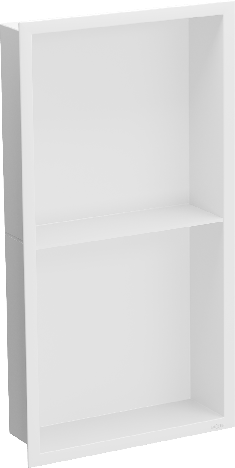 Mexen X-Wall-R półka wnękowa z kołnierzem i półką 60 x 30 cm, biała - 1920603010S