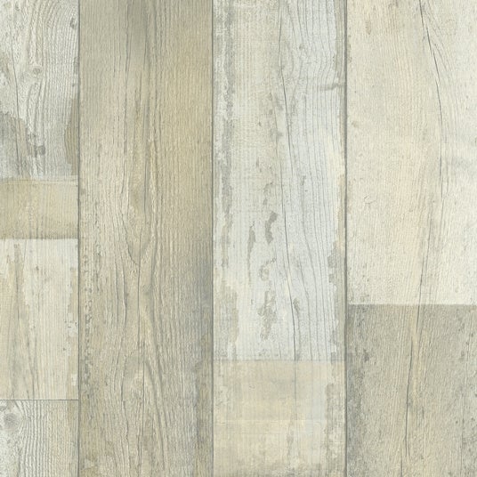 First vinyl floor - imitación parquet vintage blanqueado - rollo 4m x 3m