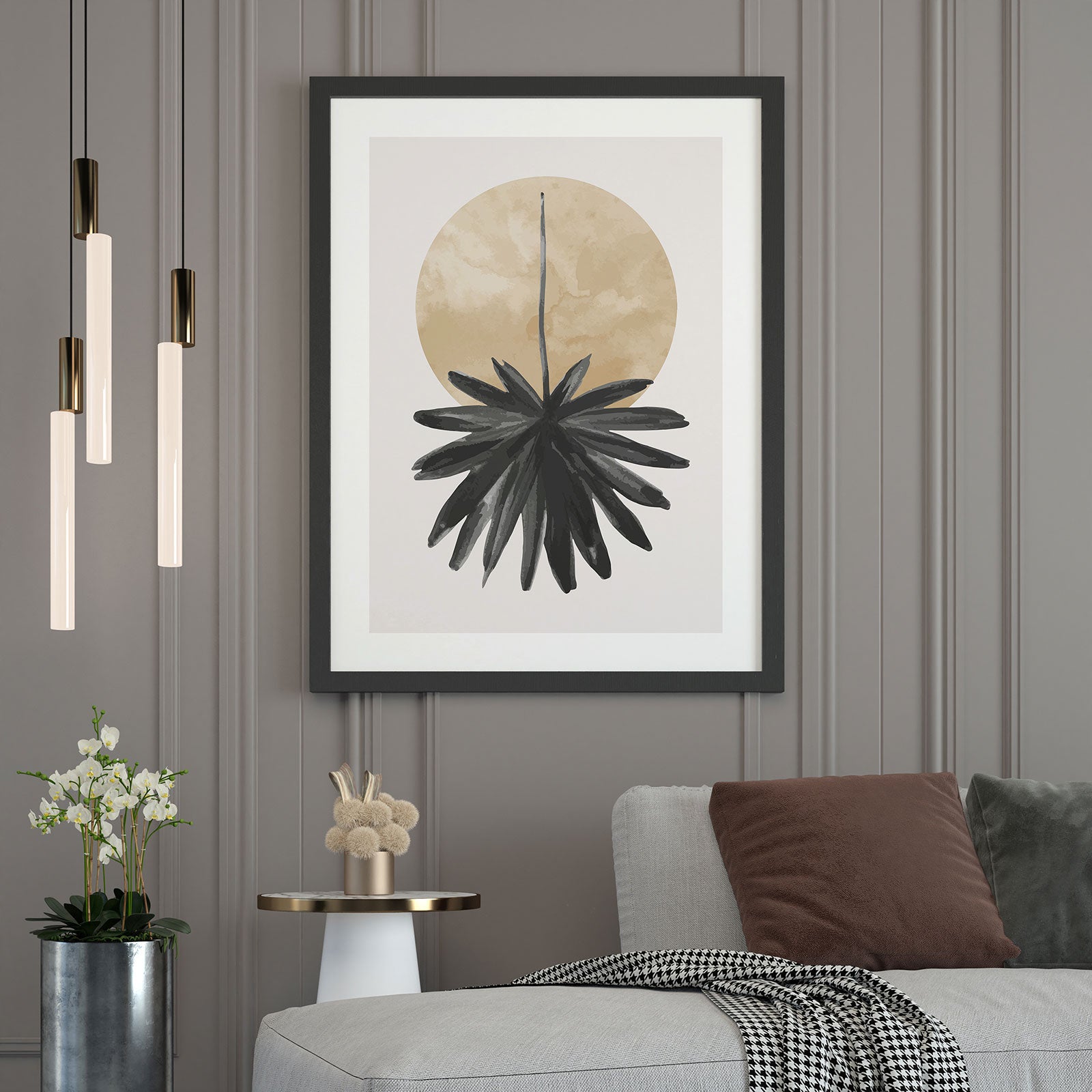 Affiche / Poster - Soleil Design - Bordure blanche - 70x100 cm | Leroy ...