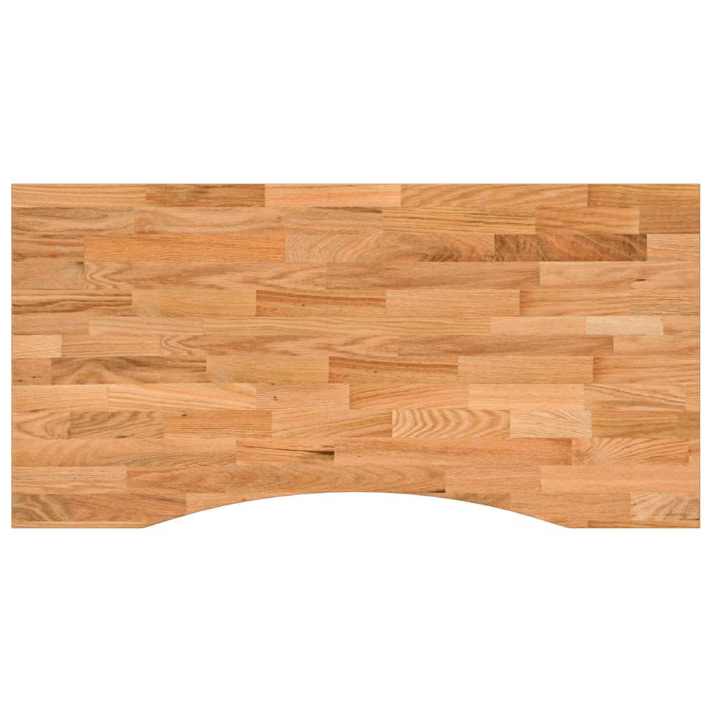 Bureau En Bois Massif Marron – 120x60x77 Cm – Comme Neuf (sans Marque)