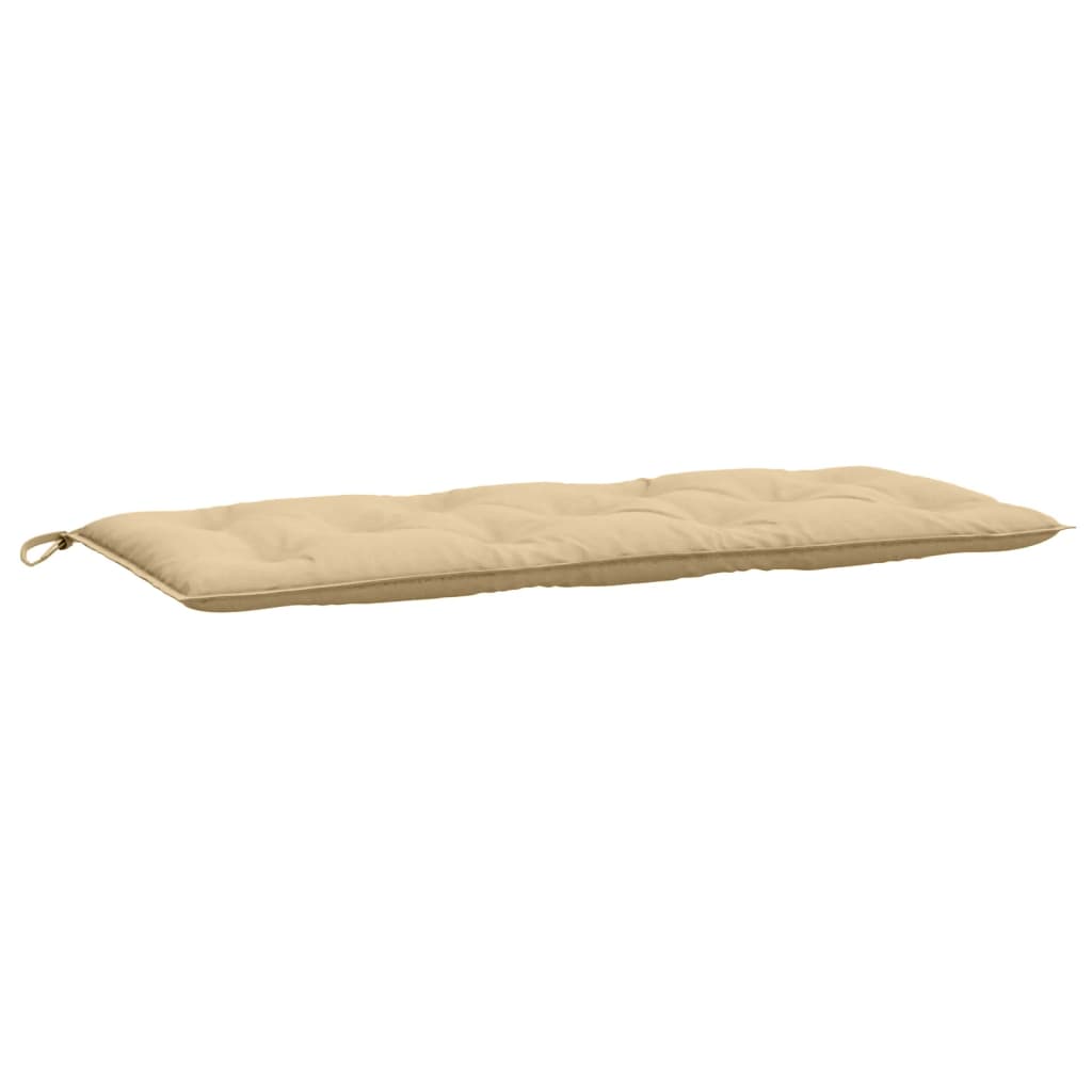 Maison Exclusive - Coussin de banc de jardin beige mélangé 120x50x7 cm tissu - 2