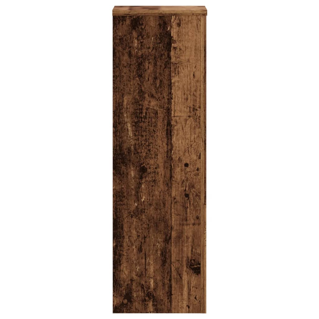 Supports pour plantes 2 pcs vieux bois bois d'ingénierie - 4