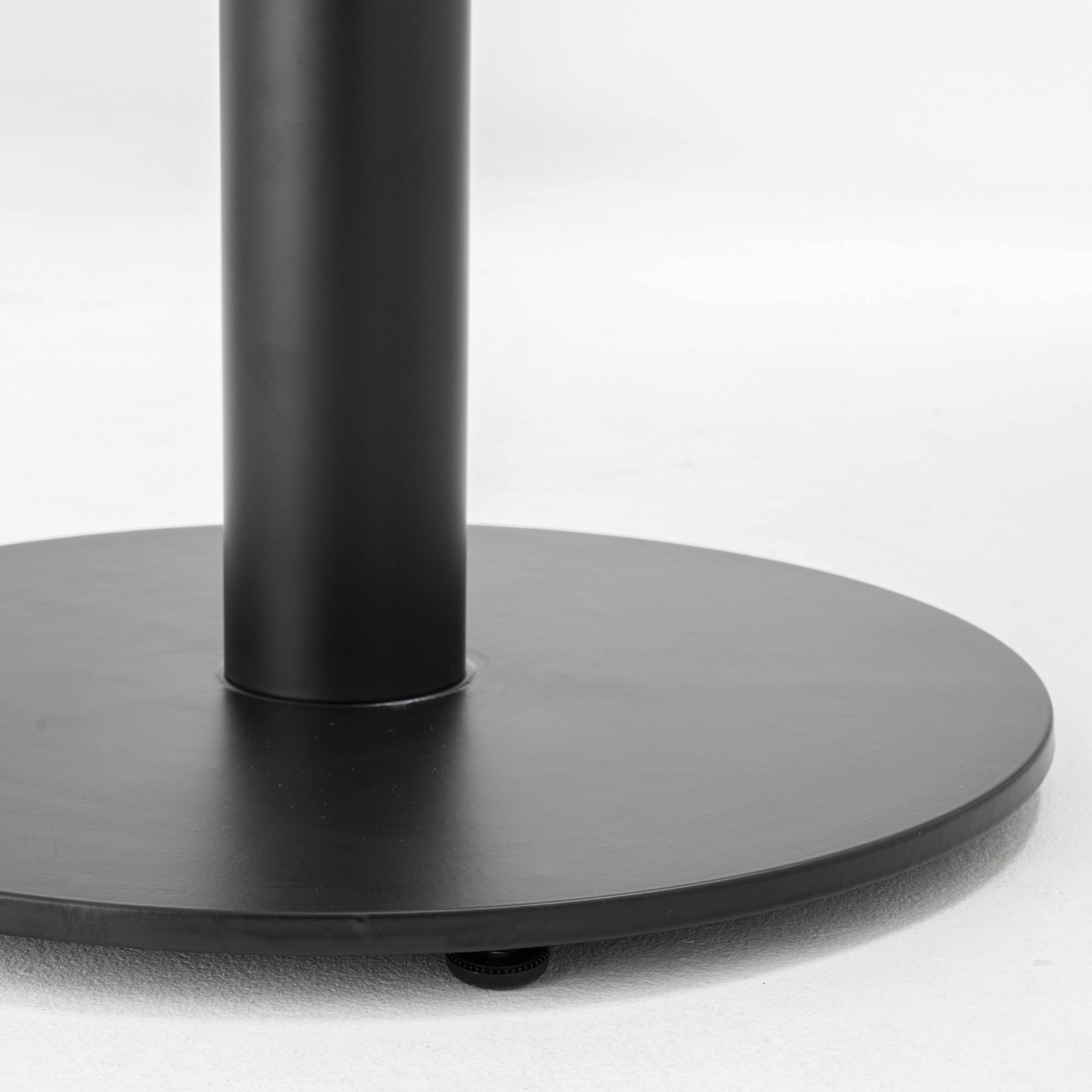 Pied de table en acier et fonte noir Dover - 3