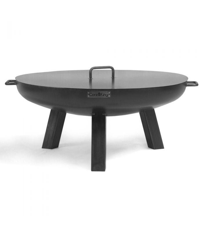 Braséro extérieur POLO, acier naturel, 80cm de diamètre, CookKing, 111258 - 6