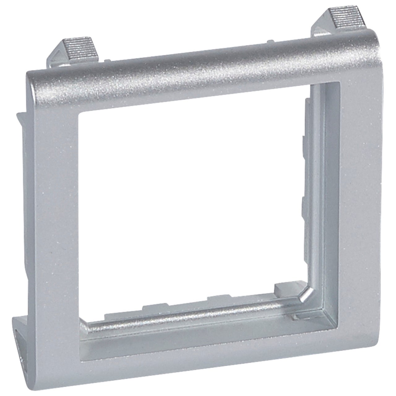 Support Lumineux Legrand Batibox Mosaic 080258 - 2 Postes 4 Modules Horizontal - Blanc - Neuf