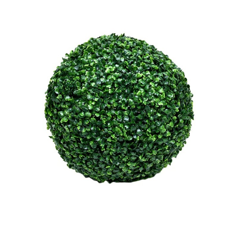 Leroy Merlin Decoracion Hogar，Bola De Hierba De Plástico De Alta Simulación, Milan, Decoración Artificial Oscura 