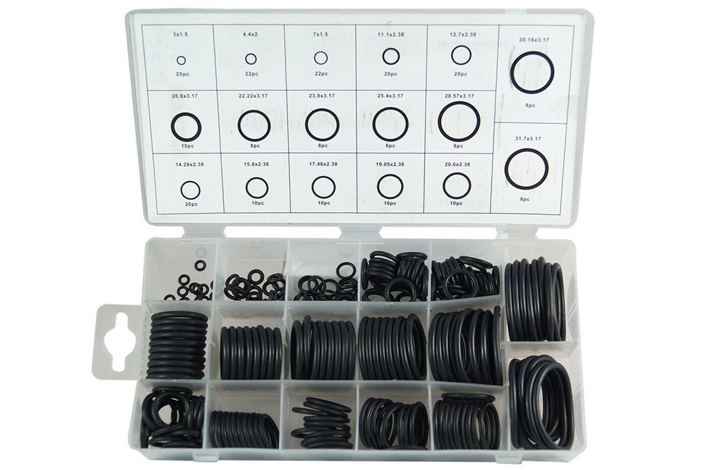 K O-ring Da 225 Pezzi: Guarnizioni In Gomma Durevoli Per - Foto 7