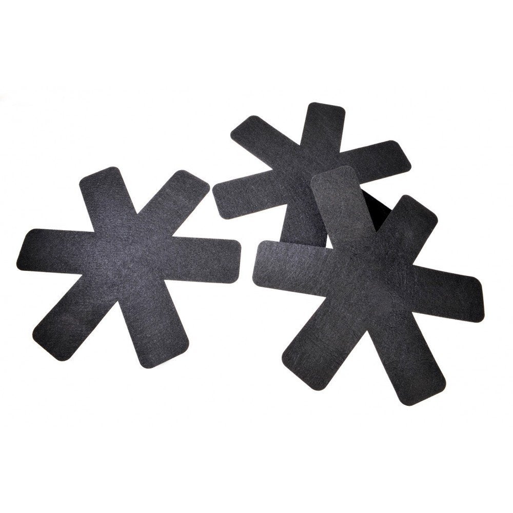8 Protectores De Fieltro Para Sartenes: Separadores Antideslizantes, 2 Tamaños (20 Y 30 Cm), Protegen De Arañazos