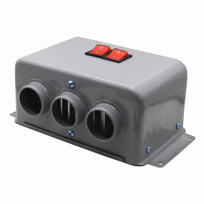 Kompaktowy ogrzewacz samochodowy 800 W 12 V, 3 otwory, szybkie nagrzewanie, rozmrażanie, niski poziom hałasu zimą - 3