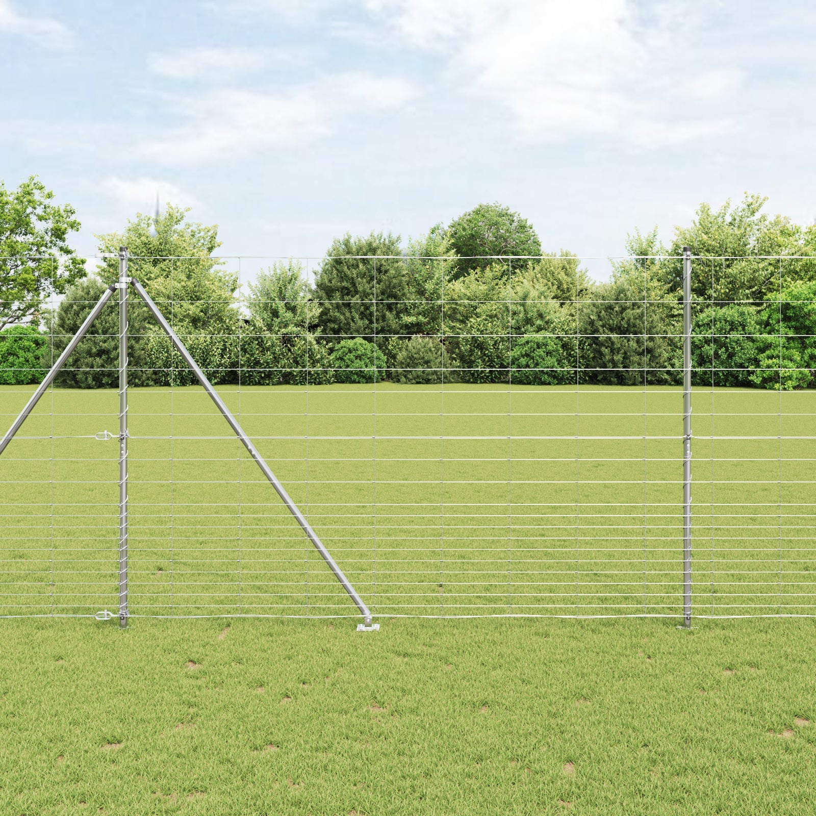 Słupek ogrodzeniowy. Galwanizowany 25 x 1,6 m Stal vidaXL