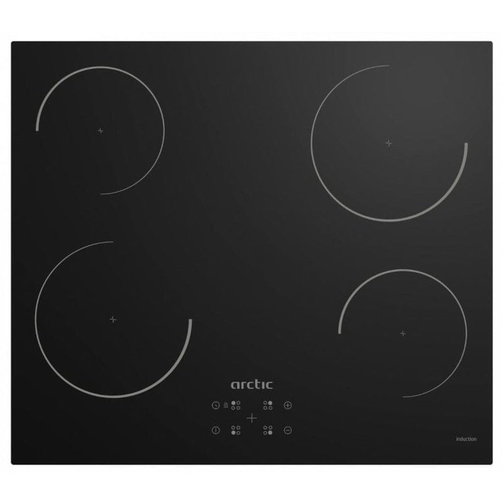 Plita Incorporabila Arctic ARSI6440MTB | Inductie, 60cm, 4 Zone, 7.4kW, Touch Control, Negru, 58x51x5.2cm
